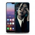 Дизайнерский силиконовый с усиленными углами чехол для Huawei P20 Pro Риана