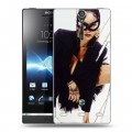 Дизайнерский пластиковый чехол для Sony Xperia S Риана