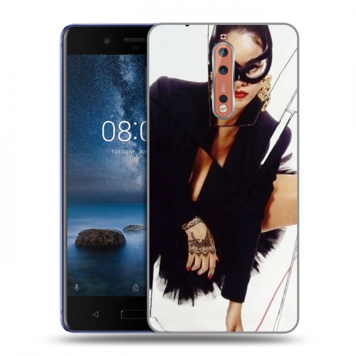 Дизайнерский пластиковый чехол для Nokia 8 Риана