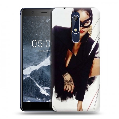 Дизайнерский пластиковый чехол для Nokia 5.1 Риана