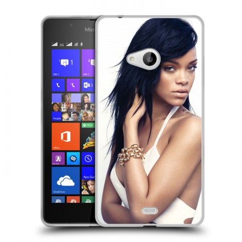 Дизайнерский пластиковый чехол для Microsoft Lumia 540 Риана
