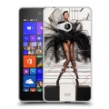 Дизайнерский пластиковый чехол для Microsoft Lumia 540 Риана