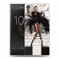 Дизайнерский пластиковый чехол для Sony Xperia XZs Риана