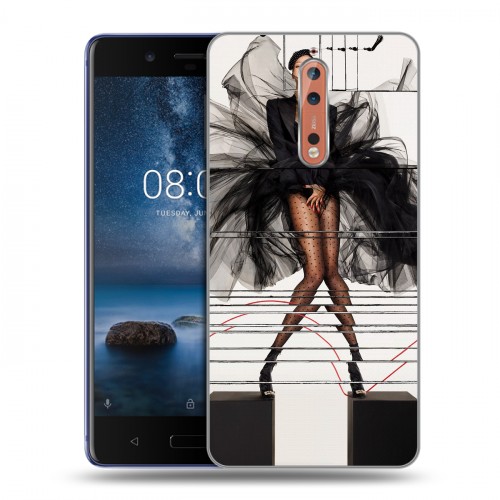 Дизайнерский пластиковый чехол для Nokia 8 Риана