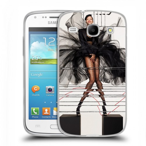 Дизайнерский силиконовый чехол для Samsung Galaxy Core Риана
