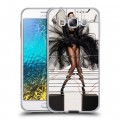 Дизайнерский пластиковый чехол для Samsung Galaxy E5 Риана