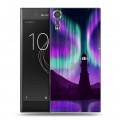 Дизайнерский пластиковый чехол для Sony Xperia XZs Северное сияние