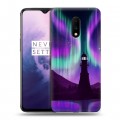 Дизайнерский пластиковый чехол для OnePlus 7 Северное сияние