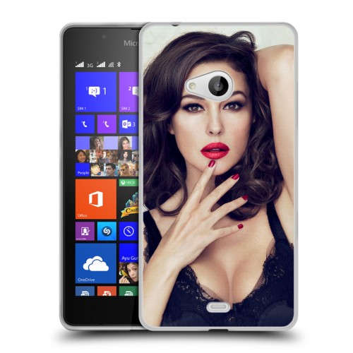 Дизайнерский пластиковый чехол для Microsoft Lumia 540 Моника