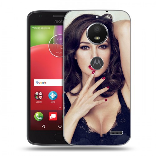 Дизайнерский пластиковый чехол для Motorola Moto E4 Моника