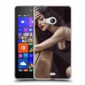 Дизайнерский пластиковый чехол для Microsoft Lumia 540 Моника