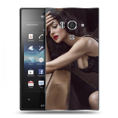 Дизайнерский пластиковый чехол для Sony Xperia acro S Моника