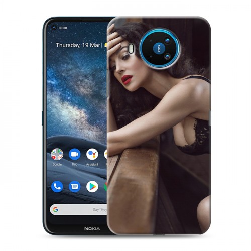 Дизайнерский силиконовый чехол для Nokia 8.3 Моника