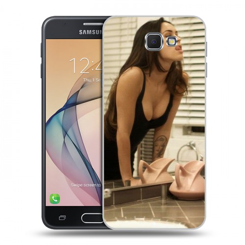 Дизайнерский пластиковый чехол для Samsung Galaxy J5 Prime меган фокс