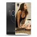 Дизайнерский пластиковый чехол для Sony Xperia L1 меган фокс