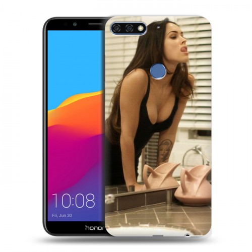 Дизайнерский пластиковый чехол для Huawei Honor 7C Pro меган фокс