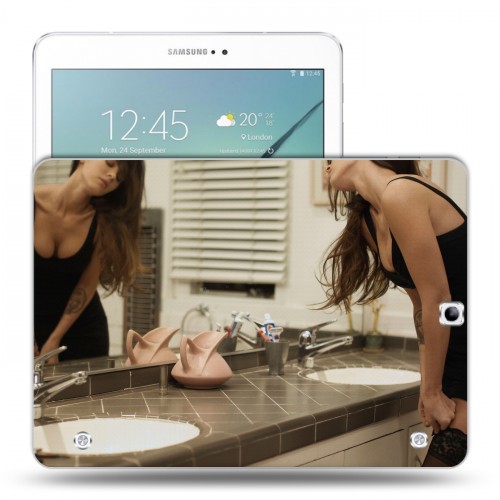 Дизайнерский силиконовый чехол для Samsung Galaxy Tab S2 9.7 меган фокс