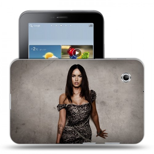 Дизайнерский силиконовый чехол для Samsung Galaxy Tab 2 7.0 меган фокс