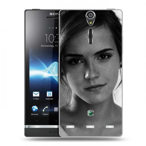 Дизайнерский пластиковый чехол для Sony Xperia S Эмма Уотсон