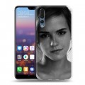 Дизайнерский силиконовый с усиленными углами чехол для Huawei P20 Pro Эмма Уотсон