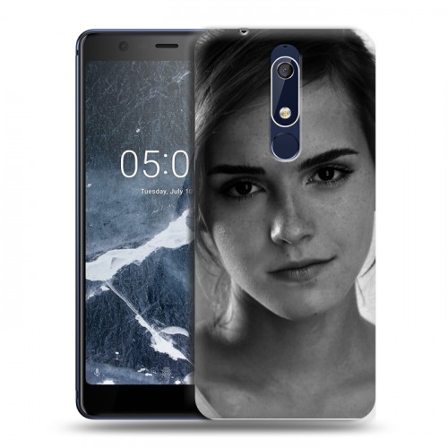 Дизайнерский пластиковый чехол для Nokia 5.1 Эмма Уотсон