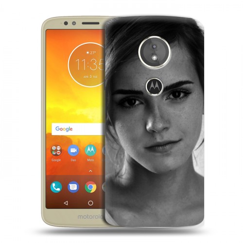 Дизайнерский силиконовый чехол для Motorola Moto E5 Эмма Уотсон