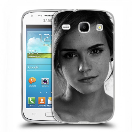 Дизайнерский силиконовый чехол для Samsung Galaxy Core Эмма Уотсон