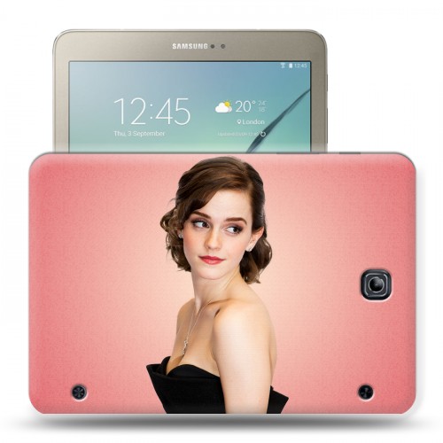 Дизайнерский силиконовый чехол для Samsung Galaxy Tab S2 8.0 Эмма Уотсон