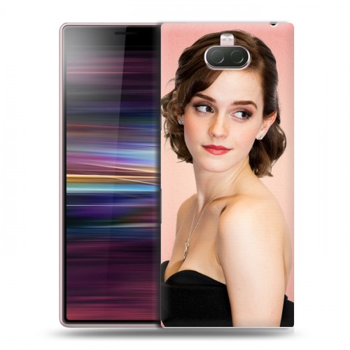 Дизайнерский силиконовый чехол для Sony Xperia 10 Эмма Уотсон