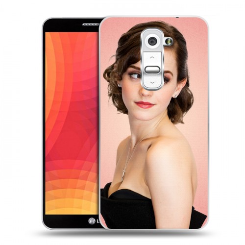Дизайнерский силиконовый чехол для LG Optimus G2 Эмма Уотсон