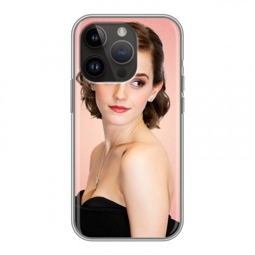 Дизайнерский силиконовый чехол для Iphone 14 Pro Эмма Уотсон