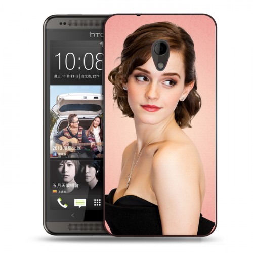 Дизайнерский пластиковый чехол для HTC Desire 700 Эмма Уотсон