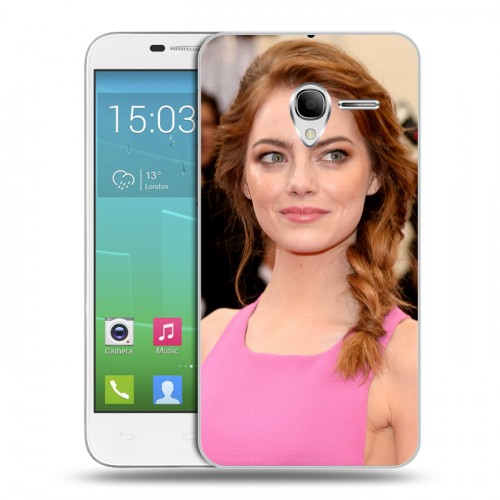 Дизайнерский силиконовый чехол для Alcatel One Touch POP 3 5 Эмма Стоун