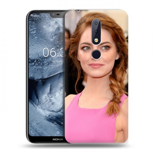 Дизайнерский силиконовый чехол для Nokia 6.1 Plus Эмма Стоун