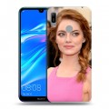 Дизайнерский пластиковый чехол для Huawei Y6 (2019) Эмма Стоун