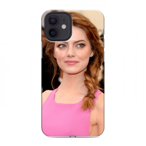 Дизайнерский силиконовый чехол для Iphone 12 Эмма Стоун