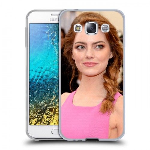 Дизайнерский пластиковый чехол для Samsung Galaxy E5 Эмма Стоун