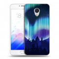 Дизайнерский пластиковый чехол для Meizu M3E Северное сияние