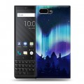 Дизайнерский пластиковый чехол для BlackBerry KEY2 Северное сияние