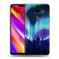 Дизайнерский пластиковый чехол для LG G8 ThinQ Северное сияние