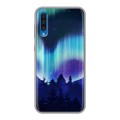 Дизайнерский силиконовый чехол для Samsung Galaxy A50 Северное сияние