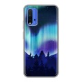 Дизайнерский силиконовый чехол для Xiaomi RedMi 9T Северное сияние