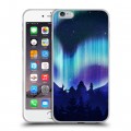 Дизайнерский силиконовый чехол для Iphone 6 Plus/6s Plus Северное сияние