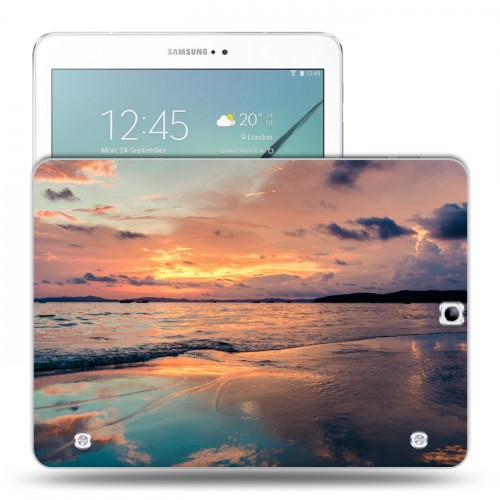Дизайнерский силиконовый чехол для Samsung Galaxy Tab S2 9.7 пляж