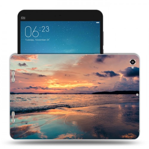 Дизайнерский силиконовый чехол для Xiaomi Mi Pad 2 пляж