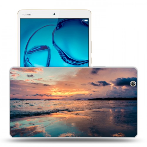 Дизайнерский силиконовый чехол для Huawei MediaPad M3 пляж