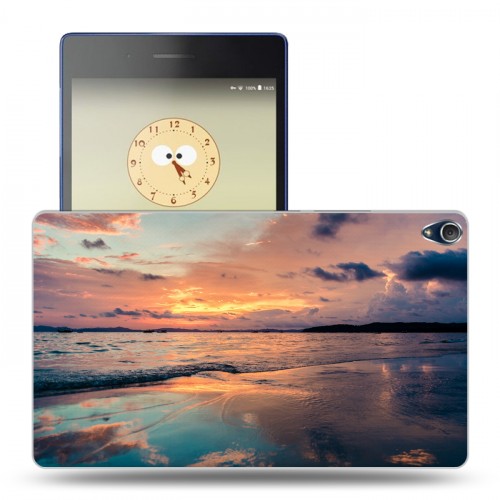 Дизайнерский силиконовый чехол для Lenovo Tab 3 8 Plus пляж