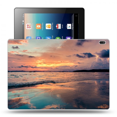 Дизайнерский силиконовый чехол для Lenovo Tab 4 10 пляж