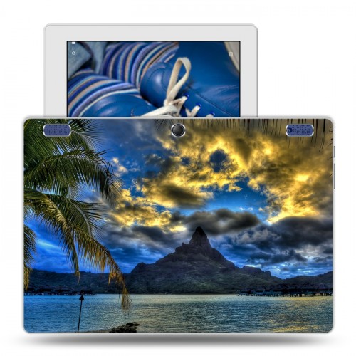 Дизайнерский силиконовый чехол для Lenovo Tab 2 A10-30 пляж