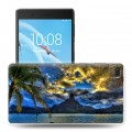 Дизайнерский силиконовый чехол для Lenovo Tab 4 7 пляж